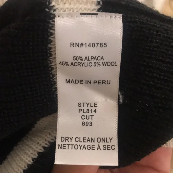 Brochu Walker one size alpaca sweater - Picture 4 of 6